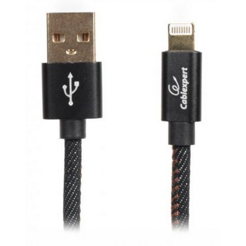 Cablexpert USB 2.0 to Lightning 1m Premium Denim Charge/Sync (CCPB-L-USB-04BK) Black
Cablexpert USB 2.0 to Lightning 1m Premium Denim Charge/Sync (CCPB-L-USB-04BK) Black