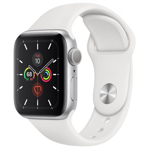 Apple Watch Series 5 GPS 40mm Aluminium Case with White Sport Band (MWV62) Silver
Apple Watch Series 5 GPS 40mm Aluminium Case with White Sport Band (MWV62) Silver