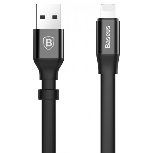 Baseus Two-in-one Portable USB to Lightning/microUSB 1.2m 2A (CALMBJ-A01) Black
Baseus Two-in-one Portable USB to Lightning/microUSB 1.2m 2A (CALMBJ-A01) Black