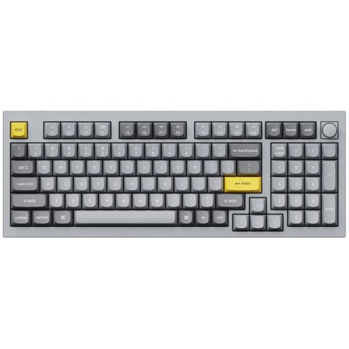 Keychron Q5 100 Key QMK RGB Gateron G PRO Brown Hot-Swap Knob (Q5N3Z) Silver Grey
Keychron Q5 100 Key QMK RGB Gateron G PRO Brown Hot-Swap Knob (Q5N3Z) Silver Grey