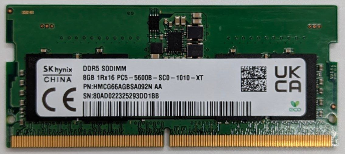 Купить Hynix 8 GB SO DIMM DDR5 5600 MHz HMCG66AGBSA092N