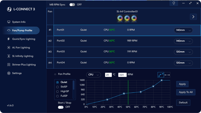 LIAN-LI UNI FAN SL-INF