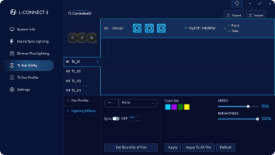 LIAN-LI UNI FAN TL LCD