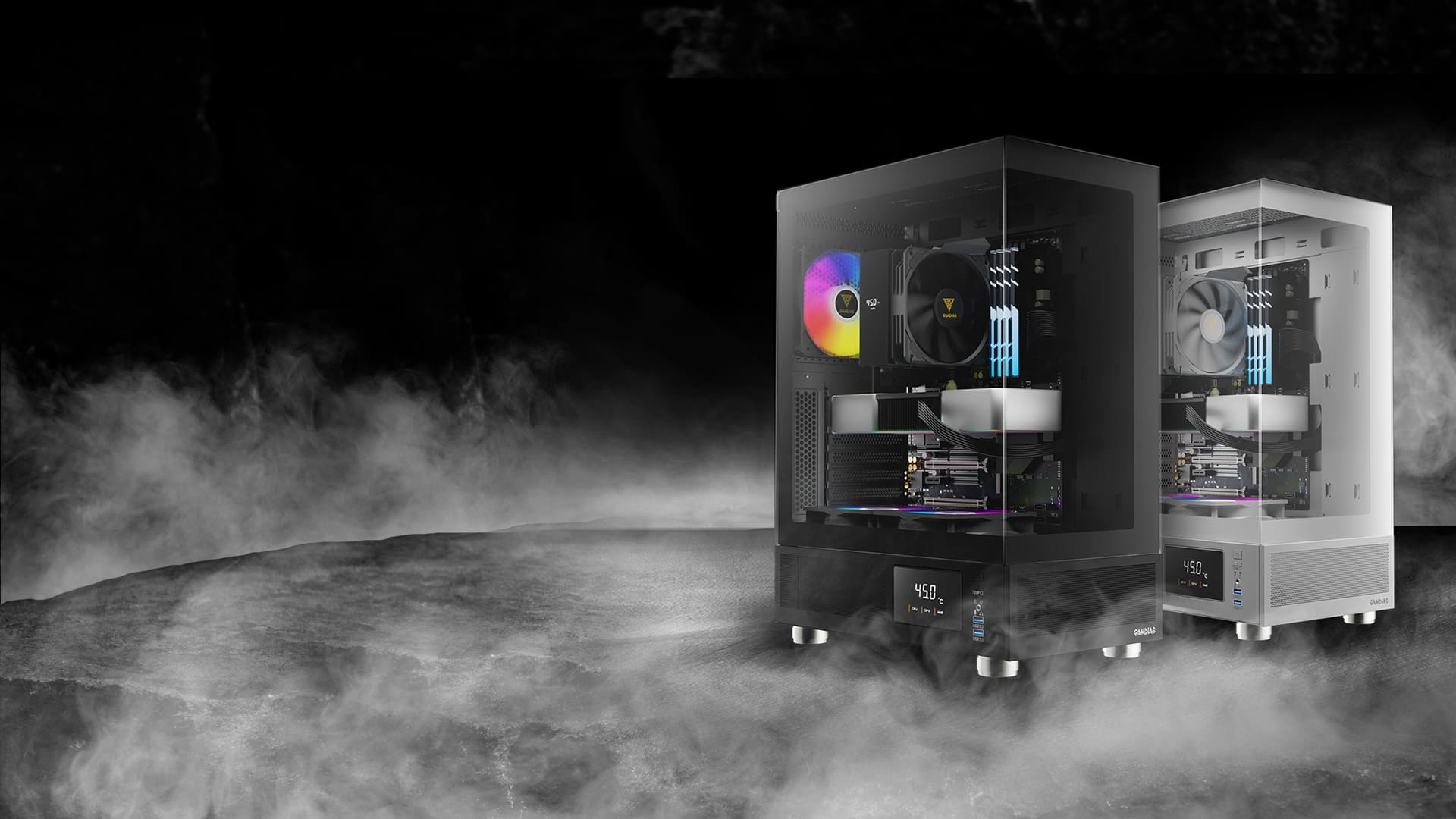 GAMDIAS ATLAS M1 WH Mid-Tower PC Case