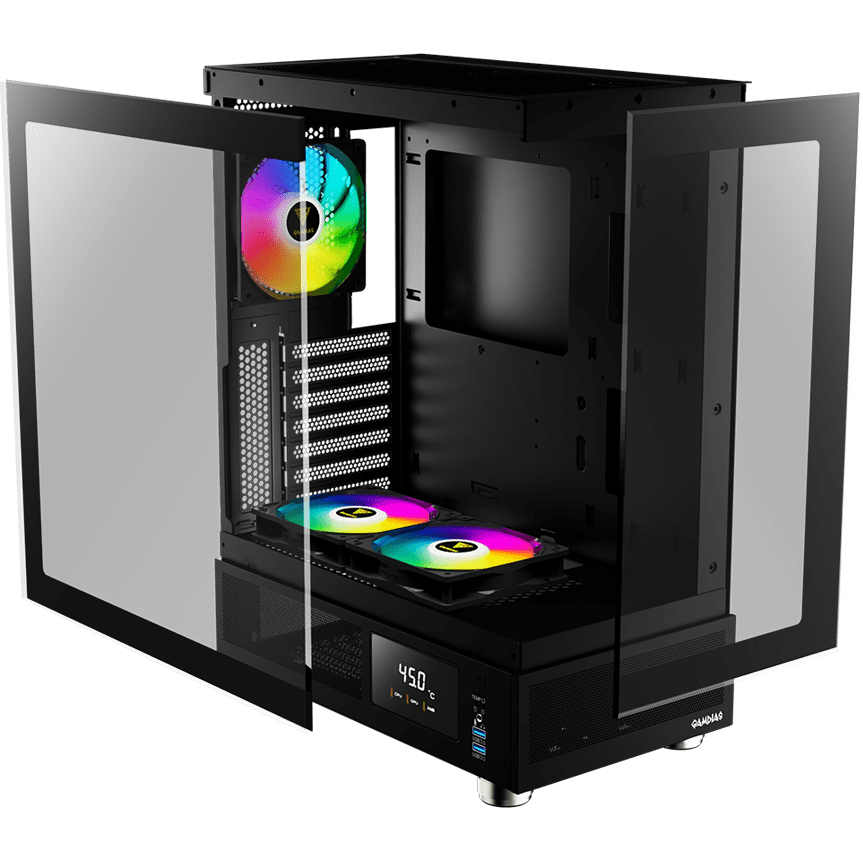 Корпус для ПК, GAMDIAS ATLAS M1 WH Mid-Tower PC Case