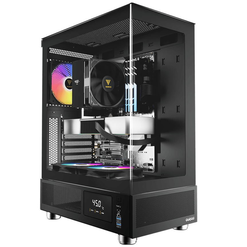 Корпус для ПК, GAMDIAS ATLAS M1 WH Mid-Tower PC Case