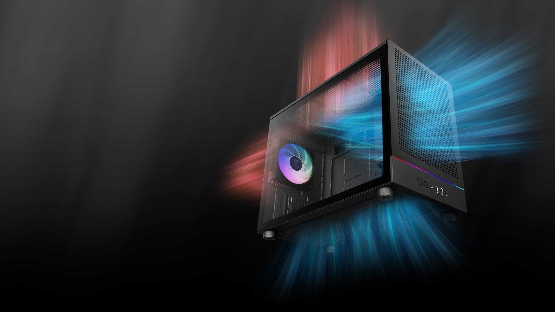 Корпус для ПК, GAMDIAS ATHENA M4M Mini-Tower PC Case