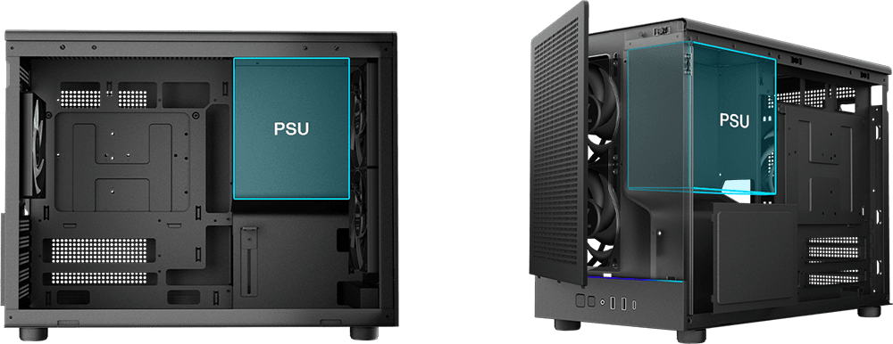 Корпус для ПК, Корпус для ПК, GAMDIAS ATHENA M4M Mini-Tower PC Case