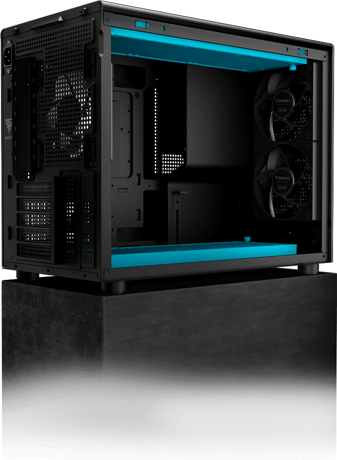 Корпус для ПК, Корпус для ПК, GAMDIAS ATHENA M4M Mini-Tower PC Case