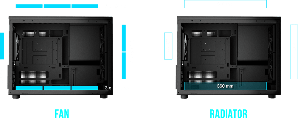 Корпус для ПК, Корпус для ПК, GAMDIAS ATHENA M4M Mini-Tower PC Case