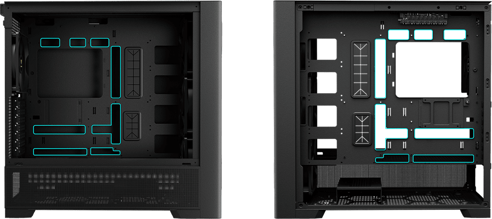 Корпус для ПК, Корпус для ПК, GAMDIAS ATHENA P3 Mid-Tower PC Case