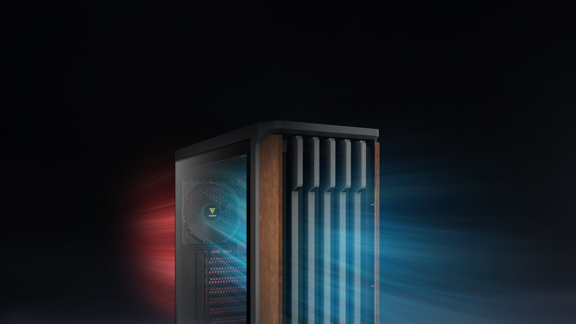 Корпус для ПК, GAMDIAS AURA GC11 WOOD Mid-Tower PC Case