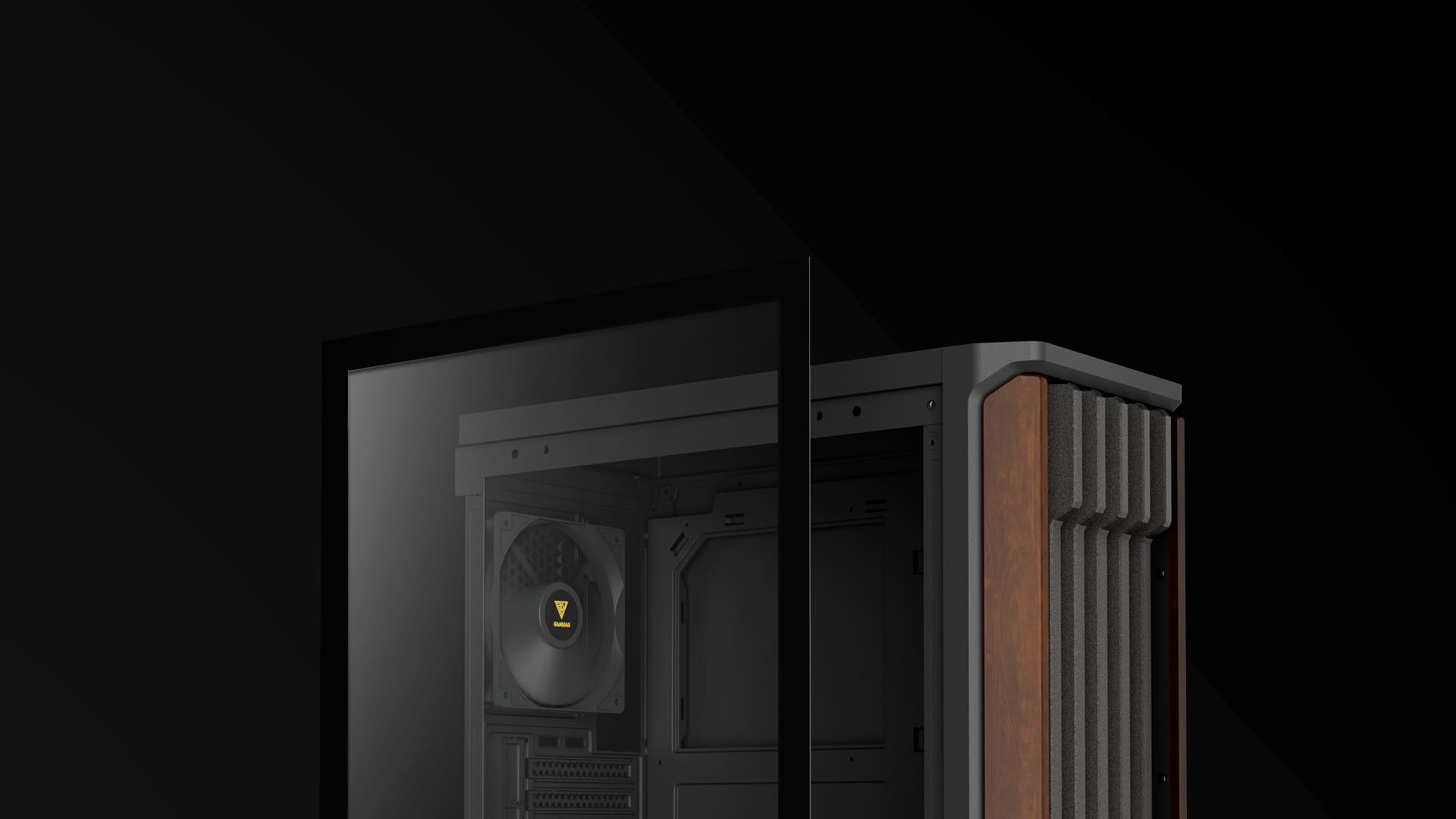 Корпус для ПК, GAMDIAS AURA GC11 WOOD Mid-Tower PC Case