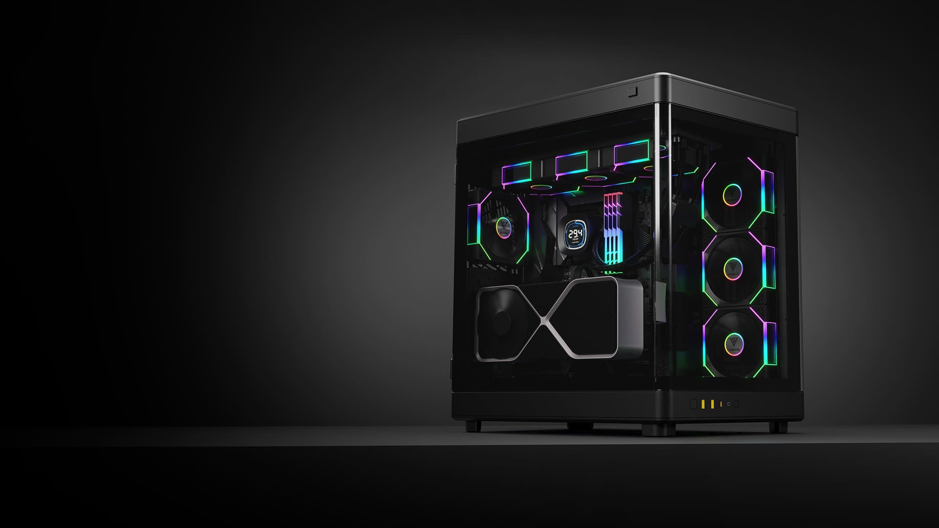 Корпус для ПК, GAMDIAS NESO P1 PRO B Mid-Tower PC Case