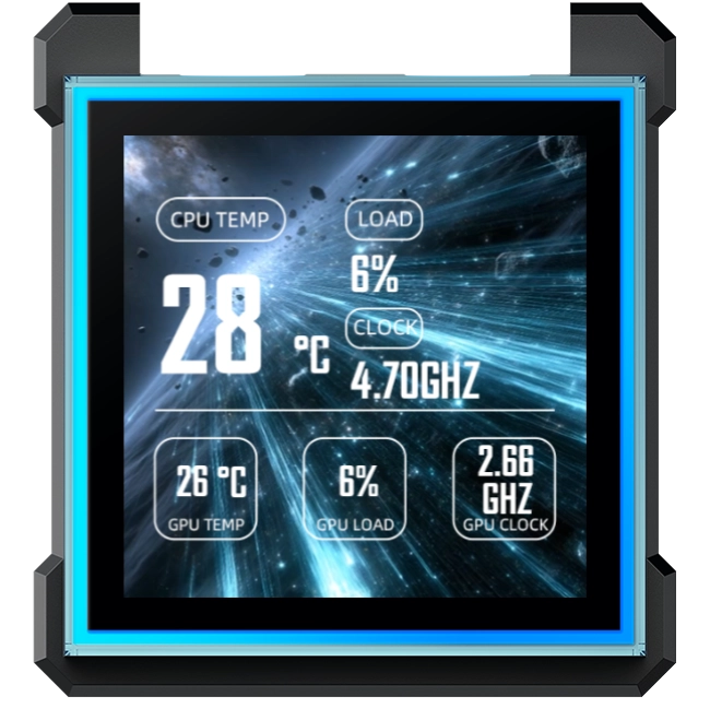 3.4 IPS LCD-дисплей