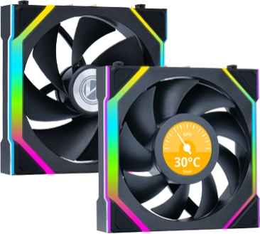 UNI FAN SL Wireless Black