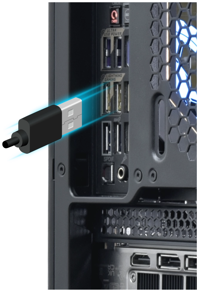 USB подключение