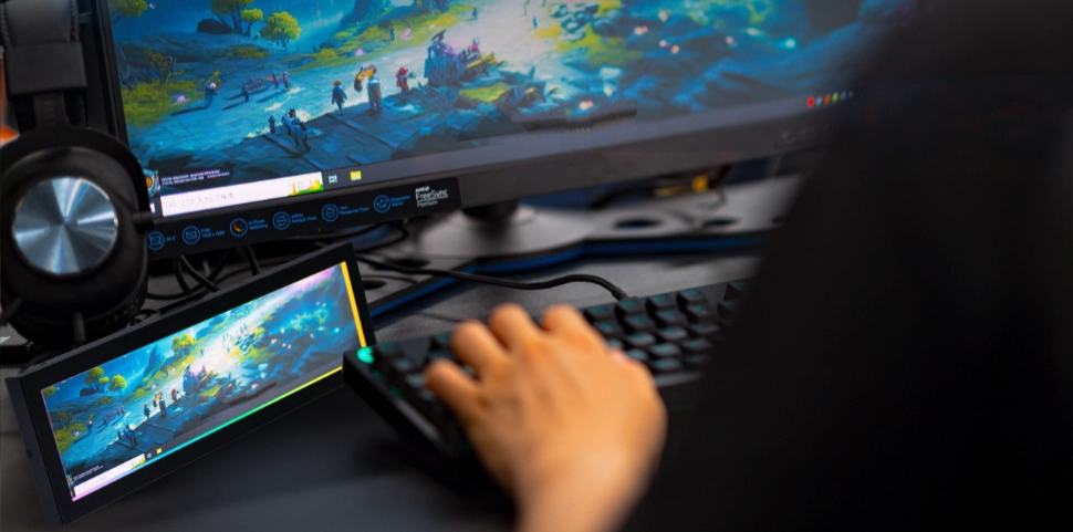 Secondary screen mode