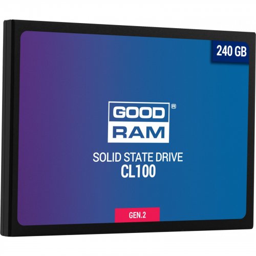 Продать SSD-диск GoodRAM CL100 Gen.2 TLC 240GB 2.5'' (SSDPR-CL100-240-G2) по Trade-In интернет-магазине Телемарт - Киев, Днепр, Украина фото