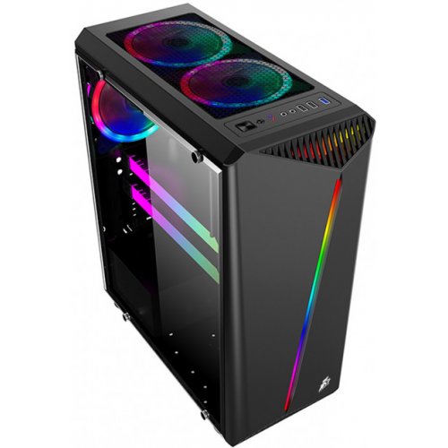 Продать Корпус 1stPlayer Rainbow-R3-G2 RGB без БП Black по Trade-In интернет-магазине Телемарт - Киев, Днепр, Украина фото