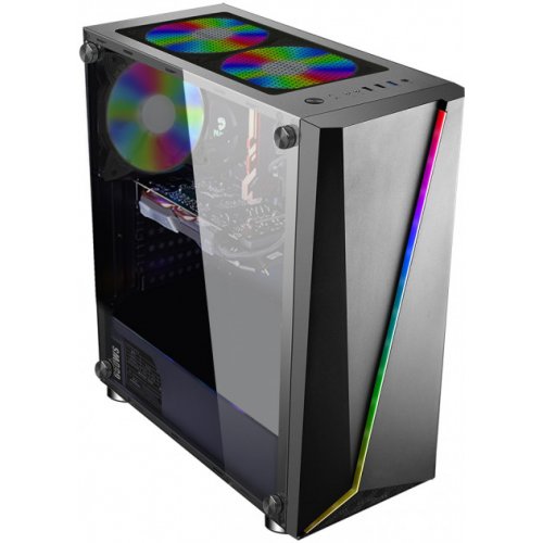 Продати Корпус 1stPlayer Rainbow-R7-G2 RGB LED без БЖ Black за Trade-In у інтернет-магазині Телемарт - Київ, Дніпро, Україна фото