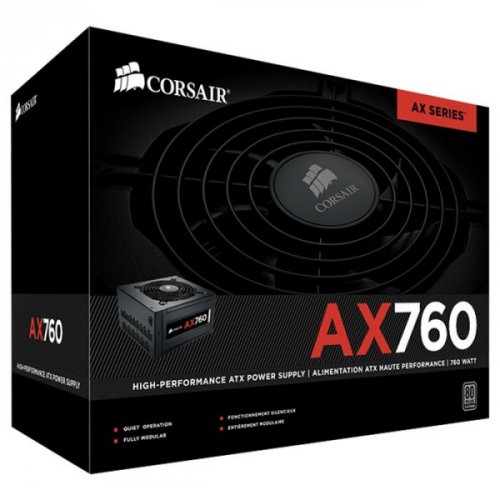 Продать Блок питания Corsair AX760 760W (CP-9020045-EU) по Trade-In интернет-магазине Телемарт - Киев, Днепр, Украина фото