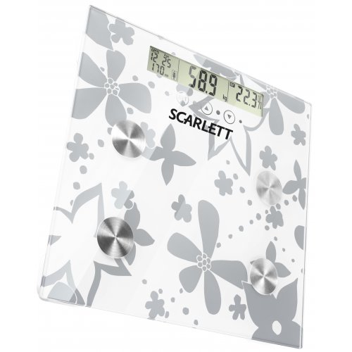 Ваги підлогові Scarlett SC-216 Silver купити в Україні | Telemart фото