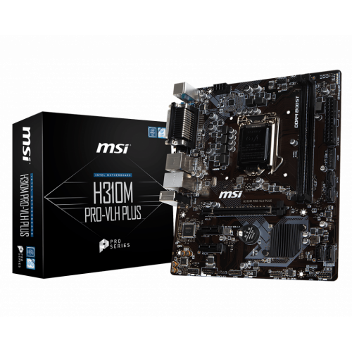 Продать Материнская плата MSI H310M PRO-VLH PLUS (s1151-V2, Intel H310) по Trade-In интернет-магазине Телемарт - Киев, Днепр, Украина фото