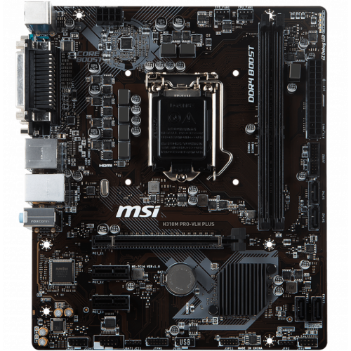 Продать Материнская плата MSI H310M PRO-VLH PLUS (s1151-V2, Intel H310) по Trade-In интернет-магазине Телемарт - Киев, Днепр, Украина фото