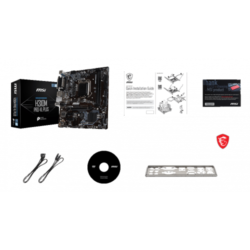 Продать Материнская плата MSI H310M PRO-VL PLUS (s1151-V2, Intel H310) по Trade-In интернет-магазине Телемарт - Киев, Днепр, Украина фото