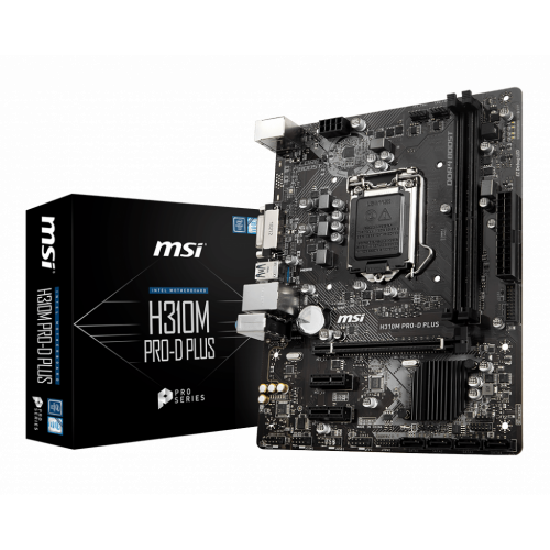 Photo Motherboard MSI H310M PRO-D PLUS (s1151-V2, Intel H310)