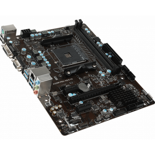 Продать Материнская плата MSI A320M PRO-VD/S V2 (sAM4, AMD A320) по Trade-In интернет-магазине Телемарт - Киев, Днепр, Украина фото