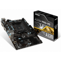 Материнська плата MSI A320M PRO-VD (sAM4, AMD A320)
