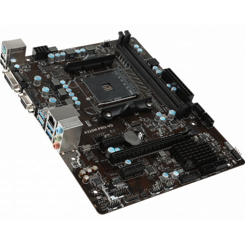 Продати Материнська плата MSI A320M PRO-VD (sAM4, AMD A320) за Trade-In у інтернет-магазині Телемарт - Київ, Дніпро, Україна фото