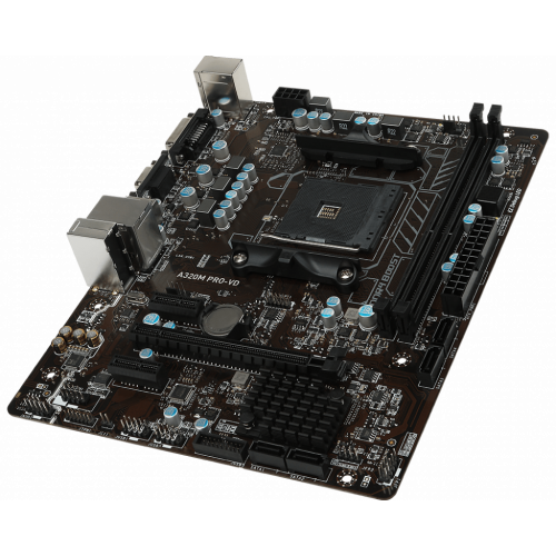 Продати Материнська плата MSI A320M PRO-VD (sAM4, AMD A320) за Trade-In у інтернет-магазині Телемарт - Київ, Дніпро, Україна фото