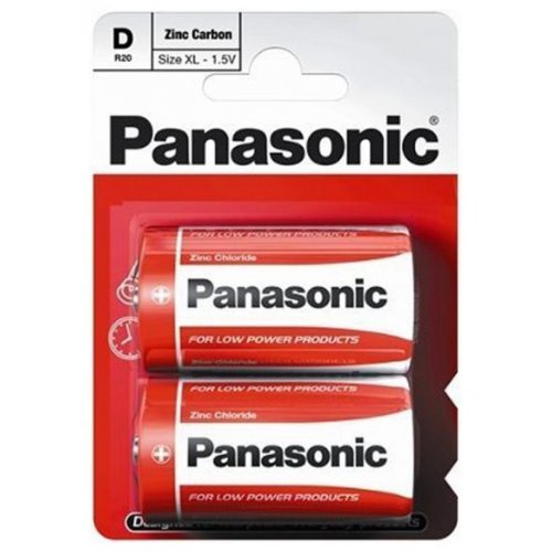 Купить Батарейки Panasonic D (LR20) Red Zinc Carbon 2 шт. (R20REL/2BPR) - цена в Харькове, Киеве, Днепре, Одессе
в интернет-магазине Telemart фото