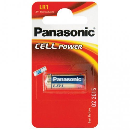 Купить Батарейки Panasonic N (LR1) Alkaline Cell Power 1 шт. (LR1L/1BE) - цена в Харькове, Киеве, Днепре, Одессе
в интернет-магазине Telemart фото
