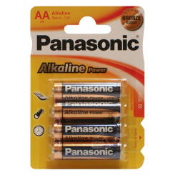 Батарейки Panasonic AA (LR06) Alkaline Power 4 шт. (LR6REB/4BPSCDS)