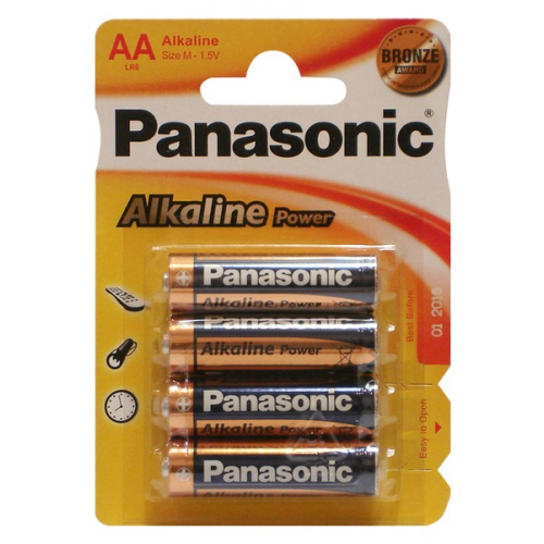 Батарейки Panasonic AA (LR06) Alkaline Power 4 шт. (LR6REB/4BPSCDS) купить в Украине: Киев, Днепр, Харьков, Одесса  | Низкая цена, отзывы, характеристики от TELEMART фото