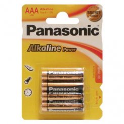 Батарейки Panasonic AAA (LR03) Alkaline Power 4 шт. (LR03REB/4BPSCDS)