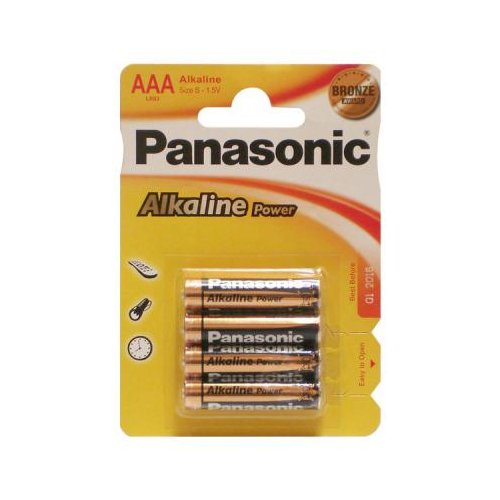 Батарейки Panasonic AAA (LR03) Alkaline Power 4 шт. (LR03REB/4BPSCDS) купить в Украине: Киев, Днепр, Харьков, Одесса  | Низкая цена, отзывы, характеристики от TELEMART фото