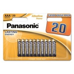 Фото Батарейки Panasonic AAA (LR03) Alkaline Power 20 шт. (LR03REB/20BW)