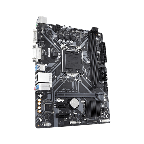 Продать Материнская плата Gigabyte H310M DS2V DDR3 (s1151-V2, Intel H310) по Trade-In интернет-магазине Телемарт - Киев, Днепр, Украина фото