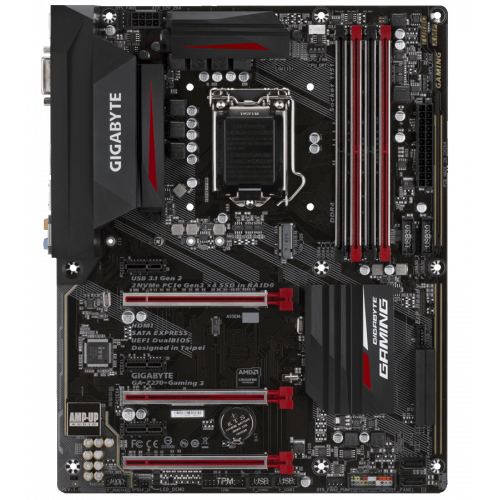 Продати Материнська плата Gigabyte GA-Z270-Gaming 3 (s1151, Intel Z270) за Trade-In у інтернет-магазині Телемарт - Київ, Дніпро, Україна фото
