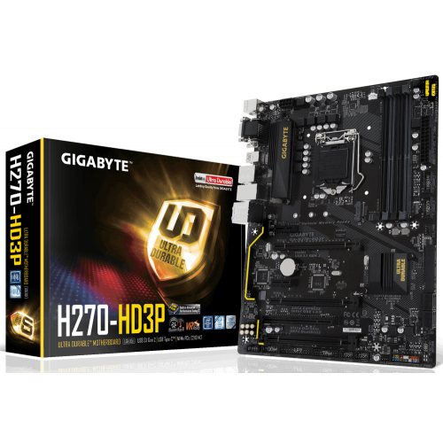 Продати Материнська плата Gigabyte GA-H270-HD3P (s1151, Intel H270) за Trade-In у інтернет-магазині Телемарт - Київ, Дніпро, Україна фото
