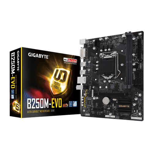 Продати Материнська плата Gigabyte GA-B250M-EVO (s1151, Intel B250) за Trade-In у інтернет-магазині Телемарт - Київ, Дніпро, Україна фото