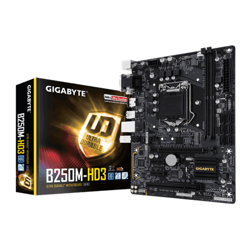 Продати Материнська плата Gigabyte GA-B250M-HD3 (s1151, Intel B250) за Trade-In у інтернет-магазині Телемарт - Київ, Дніпро, Україна фото