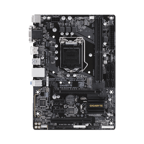 Продати Материнська плата Gigabyte GA-B250M-HD3 (s1151, Intel B250) за Trade-In у інтернет-магазині Телемарт - Київ, Дніпро, Україна фото