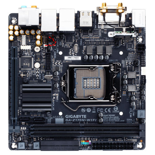 Продать Материнская плата Gigabyte GA-Z170N-WIFI (s1151, Intel Z170) по Trade-In интернет-магазине Телемарт - Киев, Днепр, Украина фото