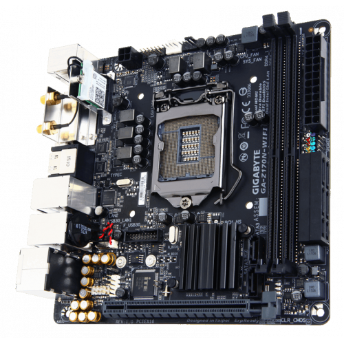 Продать Материнская плата Gigabyte GA-Z170N-WIFI (s1151, Intel Z170) по Trade-In интернет-магазине Телемарт - Киев, Днепр, Украина фото